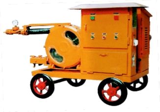 溫工UBJ1.8型擠壓式灰漿泵 多功能砂漿噴涂與混凝土輸送解決方案